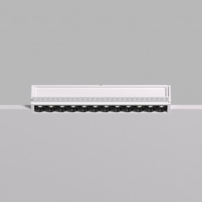 DK2532-WB Встраиваемый светильник SPACE со светодиодом под шпатлевку L240mm 220V 20W 38° 4000К IP20 белый/черный алюминий в Миассе - miass.ok-mebel.com | фото 3