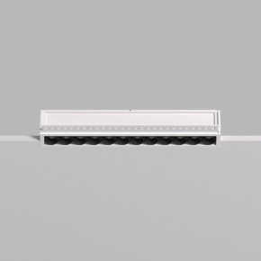 DK2532-WB Встраиваемый светильник SPACE со светодиодом под шпатлевку L240mm 220V 20W 38° 4000К IP20 белый/черный алюминий в Миассе - miass.ok-mebel.com | фото 4