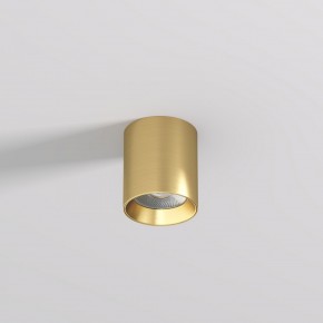 DK2610-SB Накладной светильник SHINE TUBE со светодиодом, D70*H80, IP20, 3000К, 10W, RA?90, сатинированная латунь, алюминий в Миассе - miass.ok-mebel.com | фото 2