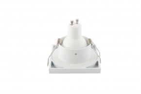 DK3014-WH Встраиваемый светильник влагозащ., IP 44, 50 Вт, GU10, белый, алюминий в Миассе - miass.ok-mebel.com | фото 5