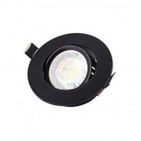 DK3020-BK Встраиваемый светильник, IP 20, 10 Вт, GU5.3, LED, черный, пластик в Миассе - miass.ok-mebel.com | фото 1