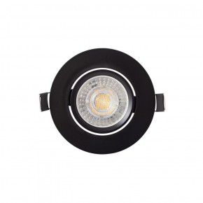 DK3020-BK Встраиваемый светильник, IP 20, 10 Вт, GU5.3, LED, черный, пластик в Миассе - miass.ok-mebel.com | фото 3