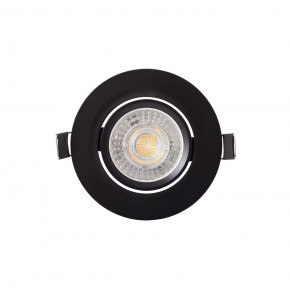 DK3020-BK Встраиваемый светильник, IP 20, 10 Вт, GU5.3, LED, черный, пластик в Миассе - miass.ok-mebel.com | фото
