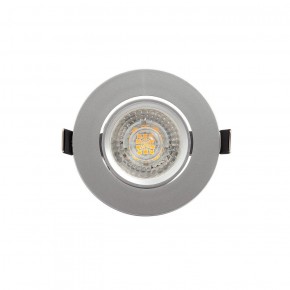 DK3020-CM Встраиваемый светильник, IP 20, 10 Вт, GU5.3, LED, серый, пластик в Миассе - miass.ok-mebel.com | фото