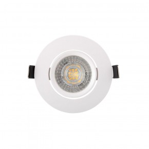 DK3020-WH Встраиваемый светильник, IP 20, 10 Вт, GU5.3, LED, белый, пластик в Миассе - miass.ok-mebel.com | фото 1
