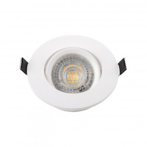 DK3020-WH Встраиваемый светильник, IP 20, 10 Вт, GU5.3, LED, белый, пластик в Миассе - miass.ok-mebel.com | фото 2