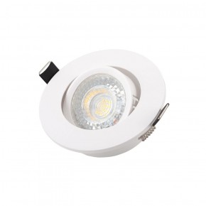 DK3020-WH Встраиваемый светильник, IP 20, 10 Вт, GU5.3, LED, белый, пластик в Миассе - miass.ok-mebel.com | фото 3