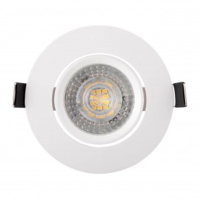 DK3020-WH Встраиваемый светильник, IP 20, 10 Вт, GU5.3, LED, белый, пластик в Миассе - miass.ok-mebel.com | фото