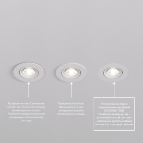DK3020-WH Встраиваемый светильник, IP 20, 10 Вт, GU5.3, LED, белый, пластик в Миассе - miass.ok-mebel.com | фото 6