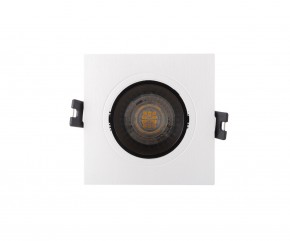 DK3021-WB Встраиваемый светильник, IP 20, 10 Вт, GU5.3, LED, белый/черный, пластик в Миассе - miass.ok-mebel.com | фото