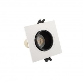 DK3021-WB Встраиваемый светильник, IP 20, 10 Вт, GU5.3, LED, белый/черный, пластик в Миассе - miass.ok-mebel.com | фото 2