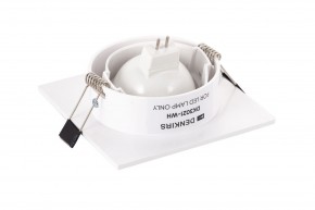 DK3021-WH Встраиваемый светильник, IP 20, 10 Вт, GU5.3, LED, белый, пластик в Миассе - miass.ok-mebel.com | фото 4