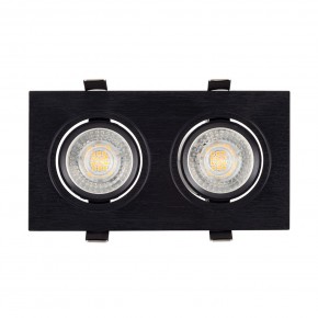 DK3022-BK Встраиваемый светильник, IP 20, 10 Вт, GU5.3, LED, черный, пластик в Миассе - miass.ok-mebel.com | фото 2