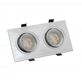 DK3022-CM Встраиваемый светильник, IP 20, 10 Вт, GU5.3, LED, серый, пластик в Миассе - miass.ok-mebel.com | фото 2