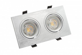 DK3022-CM Встраиваемый светильник, IP 20, 10 Вт, GU5.3, LED, серый, пластик в Миассе - miass.ok-mebel.com | фото 3