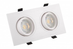 DK3022-WH Встраиваемый светильник, IP 20, 10 Вт, GU5.3, LED, белый, пластик в Миассе - miass.ok-mebel.com | фото