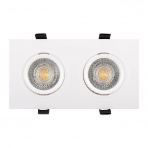 DK3022-WH Встраиваемый светильник, IP 20, 10 Вт, GU5.3, LED, белый, пластик в Миассе - miass.ok-mebel.com | фото 2