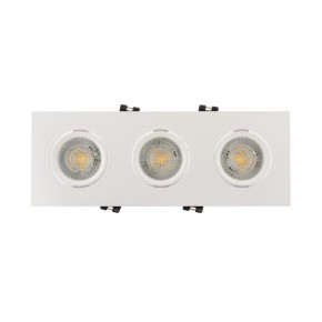 DK3023-WH Встраиваемый светильник, IP 20, 10 Вт, GU5.3, LED, белый, пластик в Миассе - miass.ok-mebel.com | фото