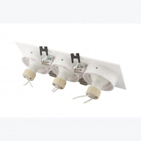DK3023-WH Встраиваемый светильник, IP 20, 10 Вт, GU5.3, LED, белый, пластик в Миассе - miass.ok-mebel.com | фото 4