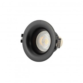 DK3024-BK Встраиваемый светильник, IP 20, 10 Вт, GU5.3, LED, черный, пластик в Миассе - miass.ok-mebel.com | фото