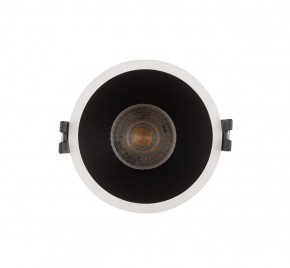 DK3026-WB Встраиваемый светильник, IP 20, 10 Вт, GU5.3, LED, белый/черный, пластик в Миассе - miass.ok-mebel.com | фото