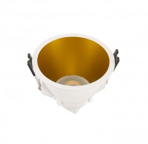 DK3026-WG Встраиваемый светильник, IP 20, 10 Вт, GU5.3, LED, белый/золотой, пластик в Миассе - miass.ok-mebel.com | фото 2