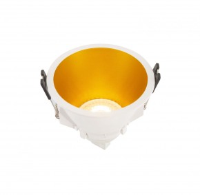 DK3026-WG Встраиваемый светильник, IP 20, 10 Вт, GU5.3, LED, белый/золотой, пластик в Миассе - miass.ok-mebel.com | фото 4