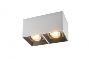 DK3035-WB Светильник накладной IP 20, 10 Вт, GU5.3, LED, белый/черный, пластик в Миассе - miass.ok-mebel.com | фото