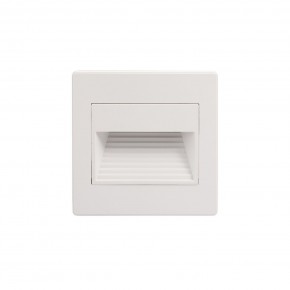 DK3050-WH Светильник встраиваемый в стену, IP 20, LED 3000, 1 Вт, белый, пластик в Миассе - miass.ok-mebel.com | фото 3