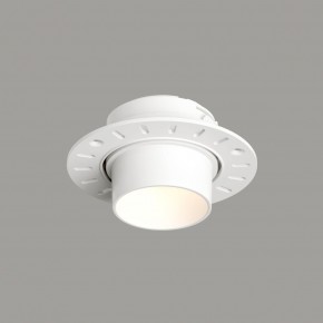 DK3056-WH Встраиваемый светильник под шпатлевку, IP20, до 15 Вт, LED, GU5,3, белый, пластик в Миассе - miass.ok-mebel.com | фото