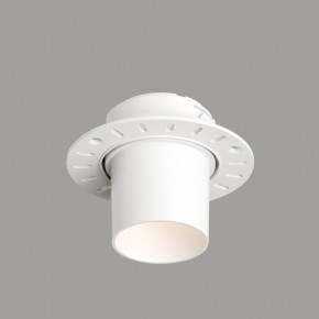 DK3057-WH Встраиваемый светильник под шпатлевку, IP20, до 15 Вт, LED, GU5,3, белый, пластик в Миассе - miass.ok-mebel.com | фото 1