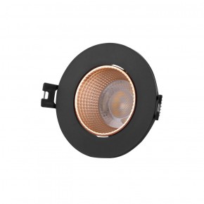 DK3061-BBR Встраиваемый светильник, IP 20, 10 Вт, GU5.3, LED, черный/бронзовый, пластик в Миассе - miass.ok-mebel.com | фото 1