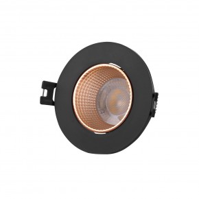DK3061-BBR Встраиваемый светильник, IP 20, 10 Вт, GU5.3, LED, черный/бронзовый, пластик в Миассе - miass.ok-mebel.com | фото