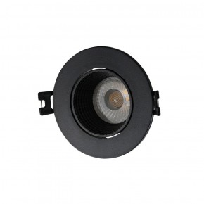 DK3061-BK Встраиваемый светильник, IP 20, 10 Вт, GU5.3, LED, черный/черный, пластик в Миассе - miass.ok-mebel.com | фото