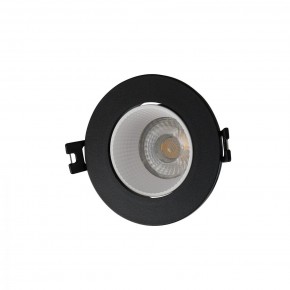 DK3061-BK+WH Встраиваемый светильник, IP 20, 10 Вт, GU5.3, LED, черный/белый, пластик в Миассе - miass.ok-mebel.com | фото