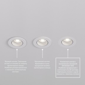 DK3061-WBR Встраиваемый светильник, IP 20, 10 Вт, GU5.3, LED, белый/бронзовый, пластик в Миассе - miass.ok-mebel.com | фото 4