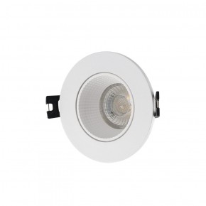 DK3061-WH Встраиваемый светильник, IP 20, 10 Вт, GU5.3, LED, белый/белый, пластик в Миассе - miass.ok-mebel.com | фото