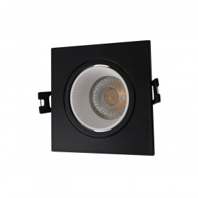 DK3071-BK+WH Встраиваемый светильник, IP 20, 10 Вт, GU5.3, LED, черный/белый, пластик в Миассе - miass.ok-mebel.com | фото