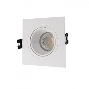 DK3071-WH Встраиваемый светильник, IP 20, 10 Вт, GU5.3, LED, белый/белый, пластик в Миассе - miass.ok-mebel.com | фото