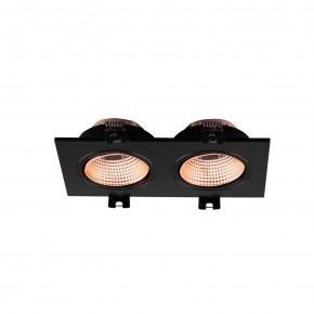 DK3072-BBR Встраиваемый светильник, IP 20, 10 Вт, GU5.3, LED, черный/бронзовый, пластик в Миассе - miass.ok-mebel.com | фото 2