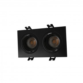 DK3072-BK Встраиваемый светильник, IP 20, 10 Вт, GU5.3, LED, черный/черный, пластик в Миассе - miass.ok-mebel.com | фото