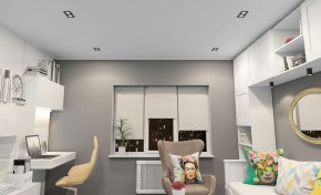 DK3072-BK+WH Встраиваемый светильник, IP 20, 10 Вт, GU5.3, LED, черный/белый, пластик в Миассе - miass.ok-mebel.com | фото 2