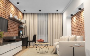 DK3080-BW+BK Светильник накладной IP 20, 10 Вт, GU5.3, LED, черно-белый/черный, пластик в Миассе - miass.ok-mebel.com | фото 2