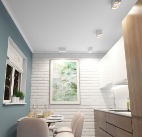 DK3085-WH+BR Светильник накладной IP 20, 10 Вт, GU5.3, LED, белый/бронзовый, пластик в Миассе - miass.ok-mebel.com | фото 2