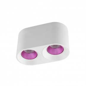DK3096-WH+PI Светильник накладной IP 20, 10 Вт, GU5.3, LED, белый/розовый, пластик в Миассе - miass.ok-mebel.com | фото