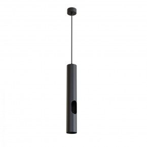 DK4045-BK Подвесной светильник, с декоративным вырезом, IP 20, до 15 Вт, LED, GU10, черный, алюминий в Миассе - miass.ok-mebel.com | фото