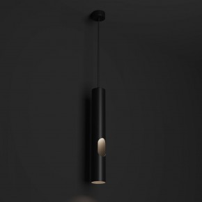 DK4045-BK Подвесной светильник, с декоративным вырезом, IP 20, до 15 Вт, LED, GU10, черный, алюминий в Миассе - miass.ok-mebel.com | фото 2
