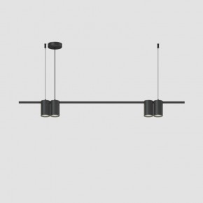 DK4061-BK Подвесной светильник ORBIT, IP20, 4xGU10 LED до 15 Вт, черный матовый, алюминий в Миассе - miass.ok-mebel.com | фото