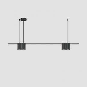 DK4061-BK Подвесной светильник ORBIT, IP20, 4xGU10 LED до 15 Вт, черный матовый, алюминий в Миассе - miass.ok-mebel.com | фото 2
