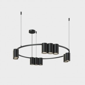 DK4065-BK Подвесной светильник ORBIT, IP20, 10xGU10 LED до 15 Вт, черный матовый, алюминий в Миассе - miass.ok-mebel.com | фото